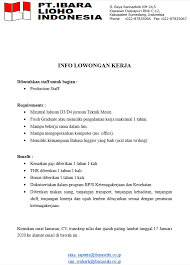 Info lowongan kerja mulai lulusan smp sma smk d3 d4 s1 s2 semua jurusan loker 2021 bank bumn cpns pln pertamina 24.5, kawasan industri djarum super, kav. Info Loker Pt Djarum Super Rancaekek Pt Djarum Hq Palmerah Jakarta Jakarta Loker Djarum Terbaru Januari 2021 Copy Writting