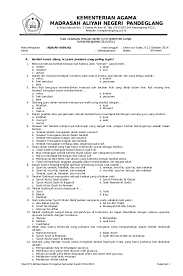Doc Soal Uts Akhlak Xii Ganjil Ahmad Fathoni Azis Academia Edu