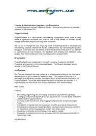 As a financial administrator, you will be part of team that is responsible for the full collections/debtors function, including invoicing, payment allocations, bank reconciliation, debtors follow ups as well as preparation of management reports as required. Finance Administration Assistant Job Description 10 Month
