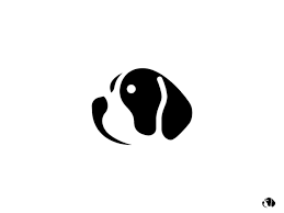 Black And White St Bernard Clipart Design Inspiration 64 Dog Tattoos Dog Logo Design Dog Icon