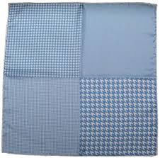 Which one you decide on will depend on how formal you want it to look, and how much patience you have. The Tie Bar Houndstooth Panel 100 Woven Silk Light Blue Pocket Square At Amazon Men S Clothing Store