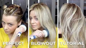 If you have very thick or heavy hair, try dividing each of your sections into a bottom and top layer to help manage the blowout. Diy Salon Quality Blowout On Long Hair In Just 15 Minutes How To And Step By Step Youtube