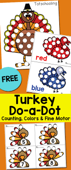 Infants study in numerous ways and interesting them with coloring, drawing free number dot marker pages 0 to 20 with numbers tracing tally markers and hands for counting 3dinosaurs c numbers preschool dot. Thanksgiving Turkey Do A Dot Sheets Totschooling Toddler Preschool Kindergarten Educational Printables