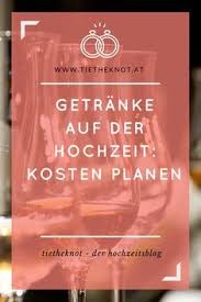 Getranke Auf Der Hochzeit Menge Und Kosten Fur Die Getranke Planen Kosten Hochzeit Hochzeit Hochzeit Buffet