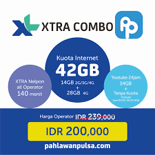 Kuota bisa kalian dapatkan secara gratis apabila sudah mengaktifkan paket unlimited prepaid untuk satu bulan dengan harga rp. Xl Xtra Combo Youtube Tanpa Kuota Xtra Combo 42gb Murah Youtube Internet