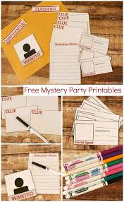 Mystery Party Printables Free Moms Munchkins Party Printables Free Mystery Parties Detective Party