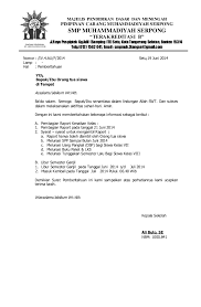 Contoh surat pemberitahuan secara resmi contoh surat. Contoh Surat Tagihan Spp Sekolah Contoh Surat