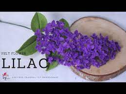 55 Cara Membuat Bunga Flanel Lilac How To Make Felt Flower Lilac Youtube Bunga Kain Tenun Bunga Kertas Bunga Kain