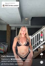 is Carly Weinstein okay? why all her TikToks just her checking herself  out? : rNYCinfluencersnark