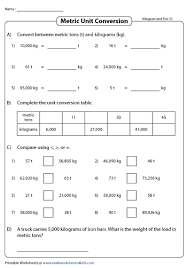 Some of the worksheets displayed are converting customary and metric units, converting units of measure, converting lengths between customary and metric units, converting worksheet will open in a new window. Convert Between Kilogram And Metric Ton Worksheets