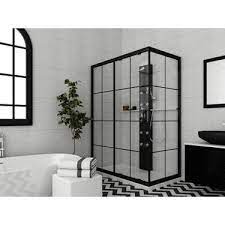 İstanbul duşakabin ve küvet sistemleri. Dusakabincim Siyah Desenli Dusakabin 80 X 100 Cm Fiyati