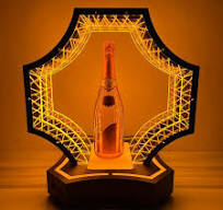 Rechargeable LED Bottle Presenter with Logo VIP Nightclub Glorifier for  Champagne Service Display Rack
