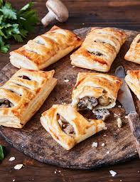 Saftiges Blatterteig Pilz Geback Rezept Rezepte Teig Snack