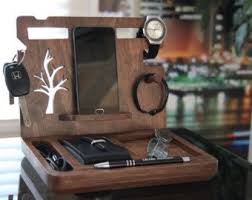 Gift For Him Iphone Docking Station Personalized Monogram Etsy Wooden Docking Station Wood Docking Station Diy Phone Stand