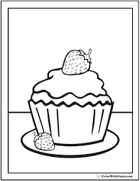 Home alphabet animals artwork bible birthdays cartoons countries fairy tales fantasy flowers fruit holidays homes music nature people rainbows school space sports transportation video game characters weather color by numbers connect the dots. 40 Cupcake Coloring Pages Free Coloring Pages Pdf Format For Kids