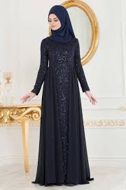 Neva Style Navy Blue Hijab Evening Dress 90000l Neva Style Com Blue Evening Dresses Muslim Fashion Dress Hijab Evening Dress