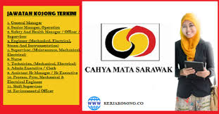 Jawatan kosong 2019 di cahya mata sarawak berhad | permohonan adalah dipelawa daripada warganegara malaysia yang berkelayakan dan berumur tidak kurang dari 18 tahun pada tarikh tutup iklan ditawarkan untuk memohon jawatan kosong terkini di jawatan kosong 2019 di cahya mata. Jawatan Kosong Cahya Mata Sarawak Berhad Pelbagai Jawatan