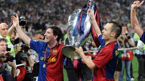 The current uefa champions league trophy stands 73.5cm tall and weighs 7.5kg. Andres Iniesta Looks Back At His Four Champions League Wins With Barcelona Uefa Champions League Uefa Com