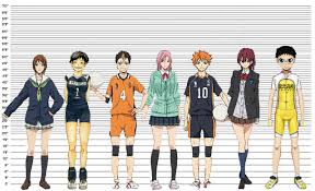 Characters, voice actors, producers and directors from the anime haikyuu!! Haikyuu Characters Height In Ft Novocom Top