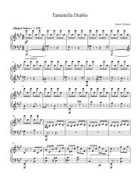 Tarantella Diablo by Grace Christus Sheet Music for Piano Solo at Sheet  Music Direct