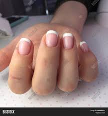 French Manicure On Image Photo Free Trial Bigstock