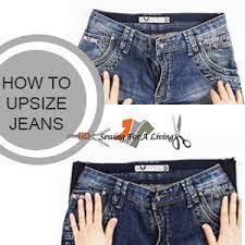 How To Enlarge Jeans At The Waist And Hips Sewing For A Living Sewing Jeans How To Make Jeans Redo Clothes