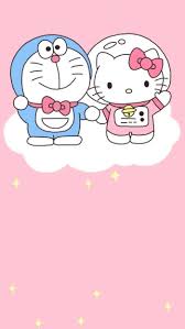  Doraemon And Hello Kitty Kartun Lucu