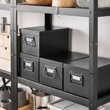 Manick Box Mit Deckel Schwarz Hol Dir Dein Lieblingsstuck Ikea Deutschland In 2020 Box With Lid Metal Storage Box Ikea Finds