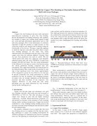 Di rnb prop sdn bhd, kami melangkaui luar dan dalam atas semua urusan yang kami lakukan. Pdf Wire Sweep Characterization Of Multi Tier Copper Wire Bonding On Thermally Enhanced Plastic Ball Grid Array Packages