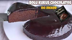 Uma receita a não perder! Bolu Kukus Chocolatos Tanpa Mixer Takaran Sendok Super Lembut Youtube