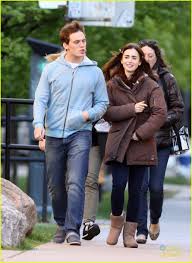 Lily Collins Sam Claflin Picnic Rosie 06 Lily Collins And Sam Claflin Joke Around While Heading To The Set O Lily Collins Sam Claflin Lily Collins Sam Claflin