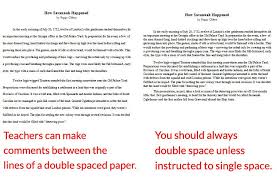 Double spacing might be a familiar concept to you if you use google docs word processor for editing different formatting styles. Double Spaced Essay Writing