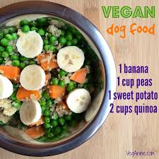 Putting your dog on a vegan diet? Doggie Delight Sweet Potato Pea Quinoa Banana Vegannie