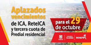 Predios no urbanizados, bodegas, fábricas y propiedades rurales dedicadas a la agricultura, entre otros. Atencion Conozca Las Nuevas Fechas De Pago De Algunos Impuestos De Bogota Ambito Juridico