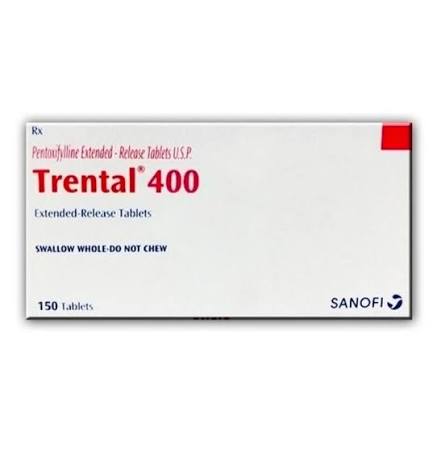 Pentoxifylline 400 Mg Tablets (Trental) at ₹ 150/strip | Nagpur | ID: 2851671922830