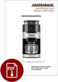 Maybe you would like to learn more about one of these? Coffee Machine Grind Brew Pro Gastroback