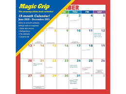 The blank planner can be configured from any. Magic Grip 2021 Rainbow Magic Grip Wall Calendar Newegg Com