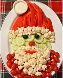 | mommy matters,fruit skewers christmas and more. Santa Veggie Tray Creative Appetizer Santa Veggie Tray Christmas Vegetables