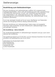 Wir haben nach lustigen stellenanzeigen. Bewerbung Gebaudereiniger Gekundigt Berufserfahrung Sofort Download