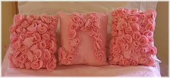 Bed of roses, sweet little rose accent pillows