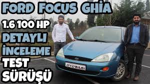 Ford Focus Test Surusu 2001 1 6 100 Hp Ghia Oto Bilgi Youtube