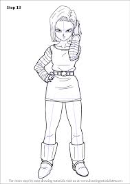 Dragon ball z dbz drawings pencil sketches easy manga dragon ball drawing anime drawing styles poses references desenho tattoo fan art more information. Learn How To Draw Android 18 From Dragon Ball Z Dragon Ball Z Step By Step Drawing Tutorials