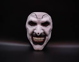 Horror Clown Marilyn Manson Mask A Unique Hand Painted Piece
