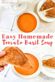 Creamy Tomato Basil Soup Recipe Recipe Tomato Basil Soup Recipe Creamy Tomato Basil Soup Homemade Tomato Basil Soup