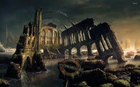 Maybe you would like to learn more about one of these? Fantasy Ruined City Art 1920x1200 Wallpaper Teahub Io