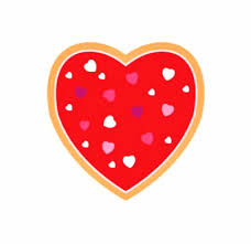 All heart clip art are png format and transparent background. Holidays And Special Occassions Animated Clipart Red Heart Cookie Valentines Day Animation
