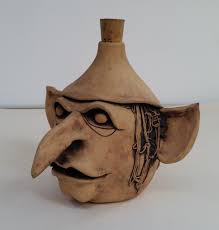 Rare Carolyn Francis Pottery Sculpture