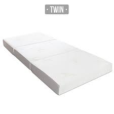 Amazon Com Milliard 6 Inch Memory Foam Tri Fold Mattress With Ultra Soft Removable Cover With Non Slip Bottom Qu Foam Mattress Mattress Memory Foam Mattress