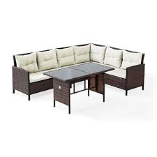 Sofas to go bart sleeper sofa loveseat or chair dillion grey. Svita Poly Rattan Ecksofa Rattan Lounge Esstisch Gartenmobel Ab 499 90 Preisvergleich Von Pricex De