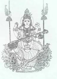 Maa Saraswati Coloring Book Art Vedic Art Hindu Art All new maa saraswati wallpapers we provides for your pc's, laptops, desktops, mobiles and whatsapp because you like. maa saraswati coloring book art